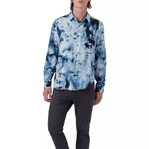 Bugatchi Men’s Julian Abstract Button-Front Shirt Size: XL